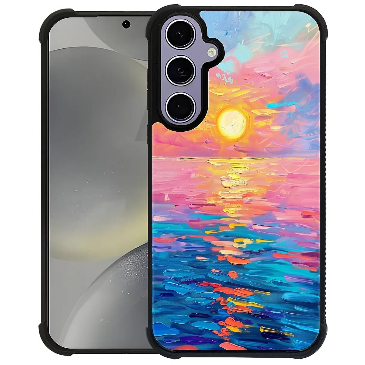 CARLOCA Compatible with Samsung Galaxy S24 S25 Case for Girls Boys Ultra Protection Soft Silicone TPU Non Slip Back for Samsung Galaxy S24 S25 Fashion