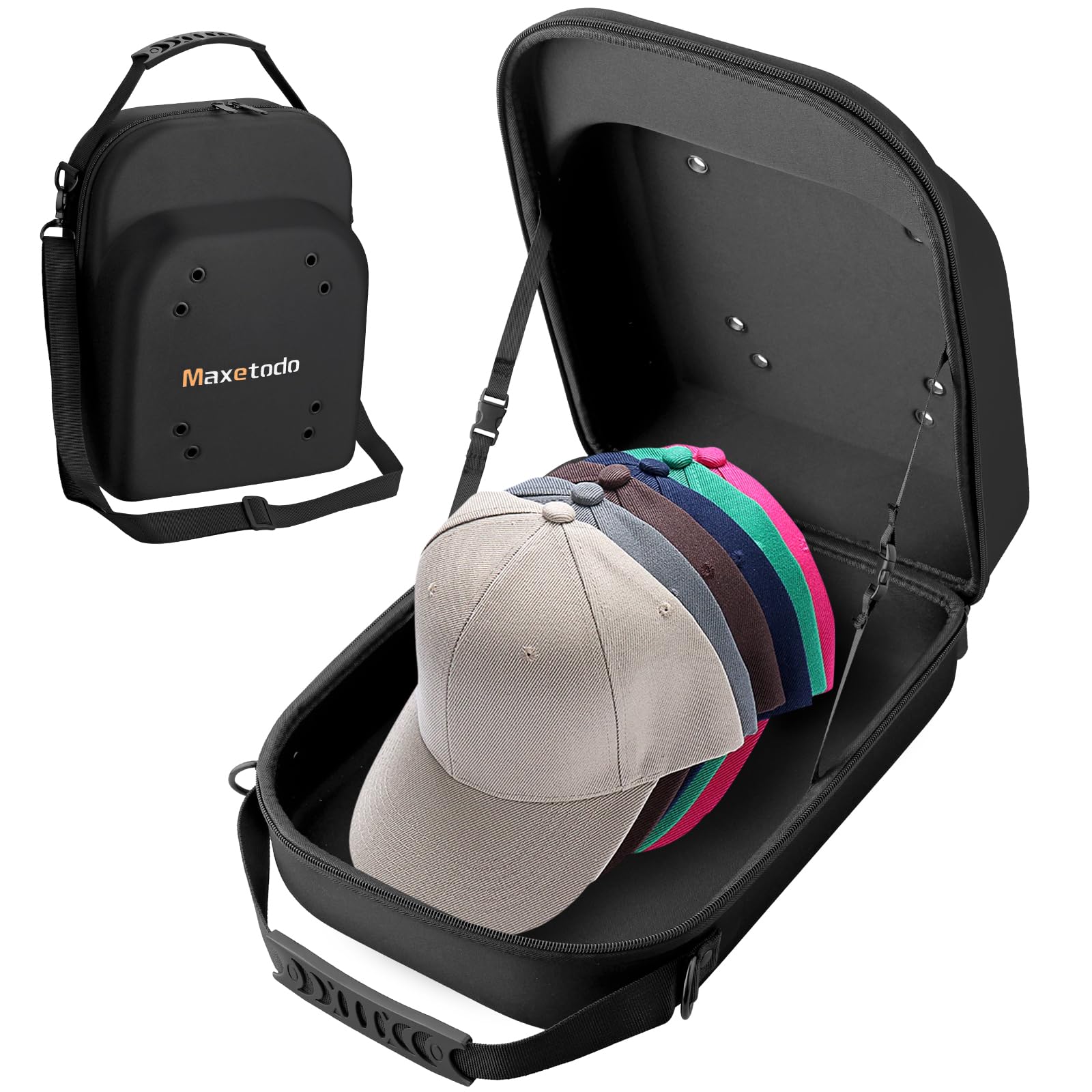Cap Storage Solution EVA Hat Storage Case - Waterproof Cap Carrier ...