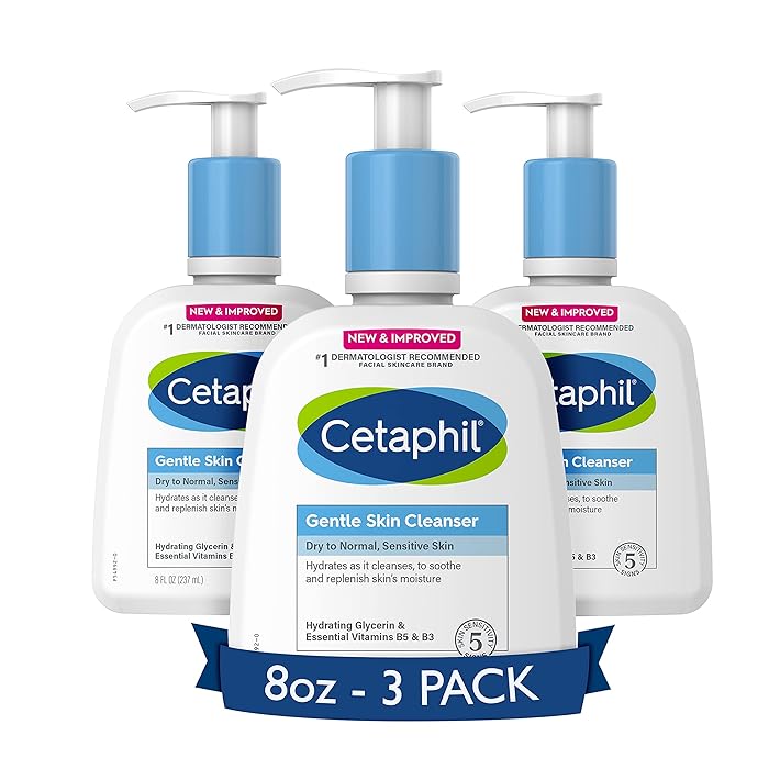 Buy Face Wash by CETAPHIL, Hydrating Gentle Skin Cleanser for Dry to Normal Sensitive Skin, NEW