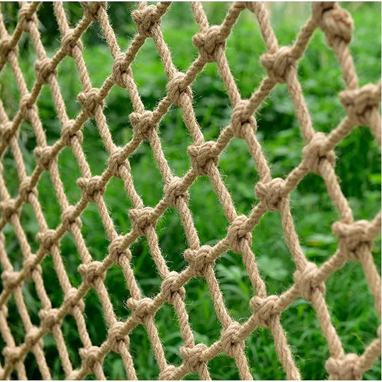Red de cuerda de cáñamo de yute para protección de plantas de jardín