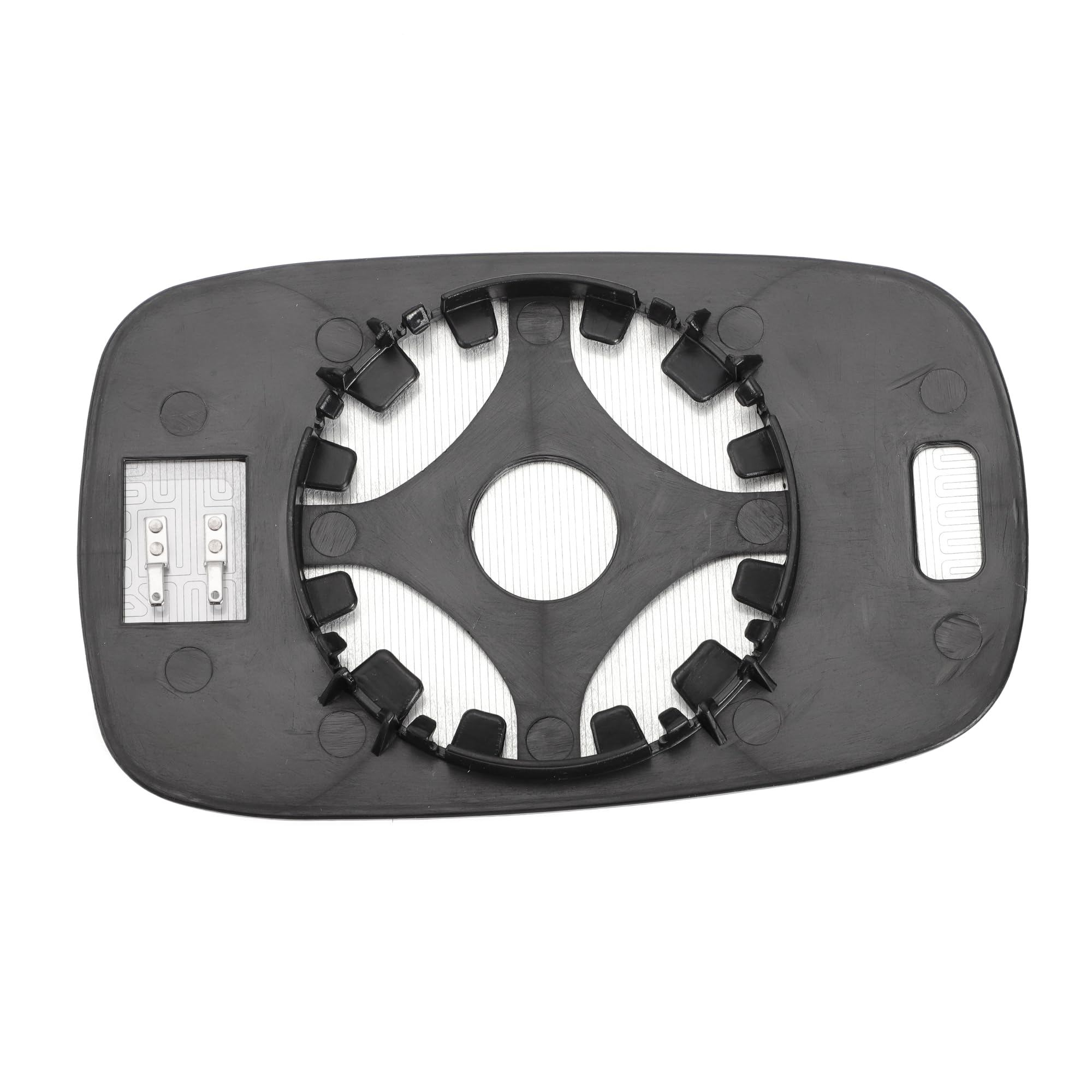 Car Rearview Left Driver Side Mirror Glass Replacement W/ Backing Plate Convex Heated White - View #7