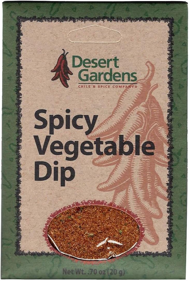 Desert Gardens Spicy Vegetable Dip Mix (Pack of 4)