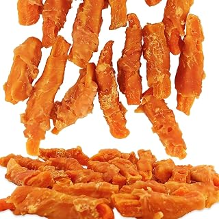 Chicken Wrapped Sweet Potato Jerky Dog Treats, Gluten & Grain Free Dog Chews for Puppy and Small Dogs