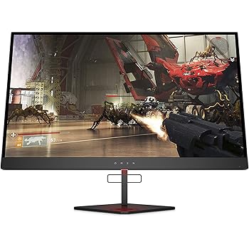 HP OMEN X 27 Monitor Gaming TN, Schermo 27" QHD, Risoluzione 2560 x 1440, Tecnologia AMD FreeSync 2 HDR, Tempo Risposta 1 ms Overdrive, Frequenza 240 Hz, Regolabile in Altezza, Nero