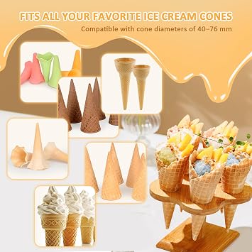 BAOSHISHAN Ice Cream Cone Dispenser Egg Cone Dispenser