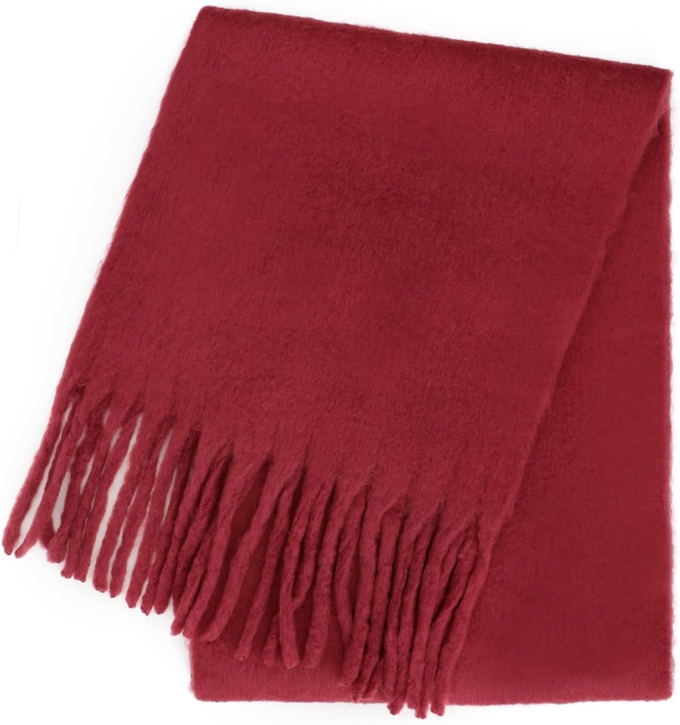 SUNDSGT Big Scarf Coloured Oversized Tassel Soft Fall Winter Thick Scarf Warm Shawl Women - Image 2