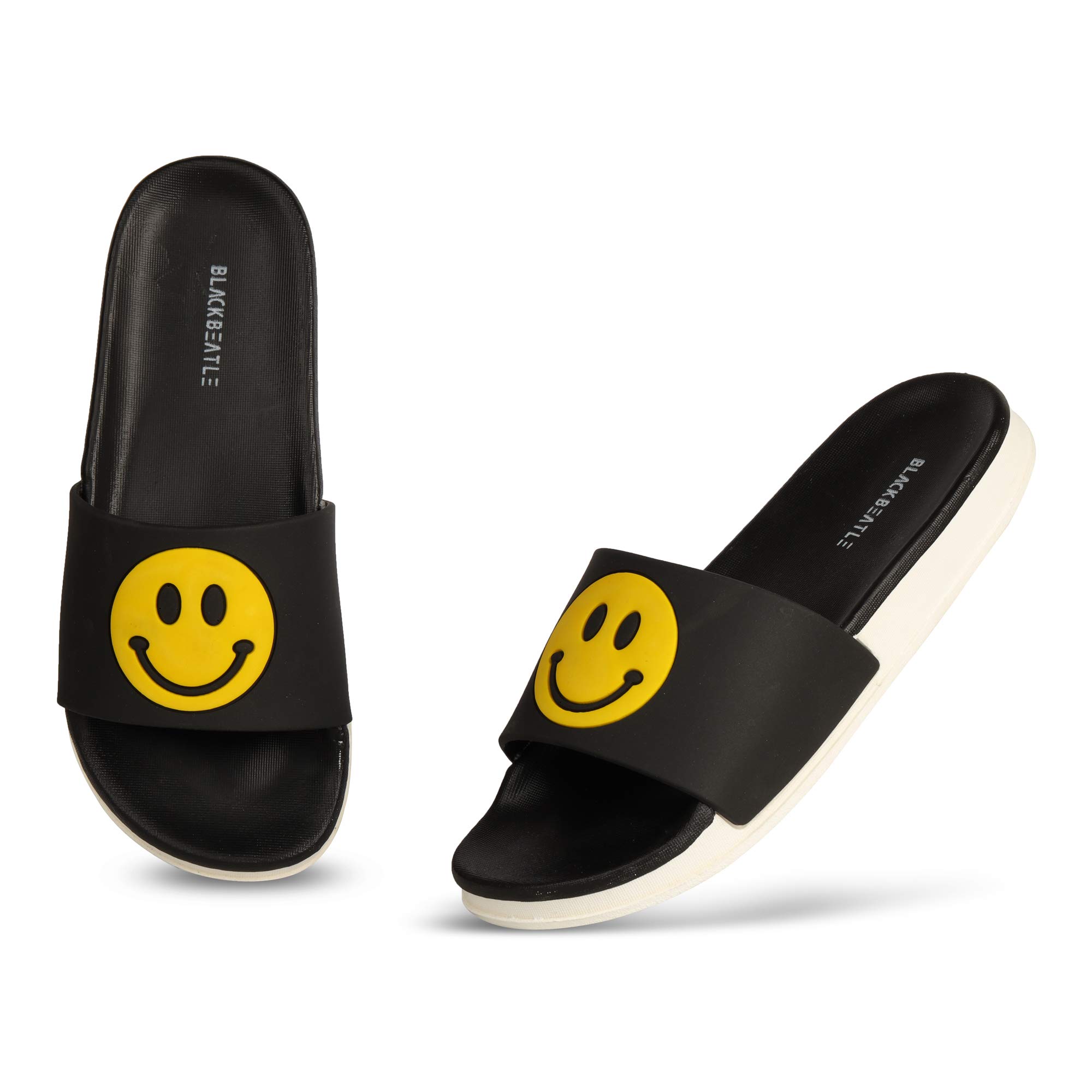 BlackBeatle womens Laugh Dc Flip Flops, Black, 41(Euro) (B08KGKDHLH) Amazon Price History, Amazon Price Tracker