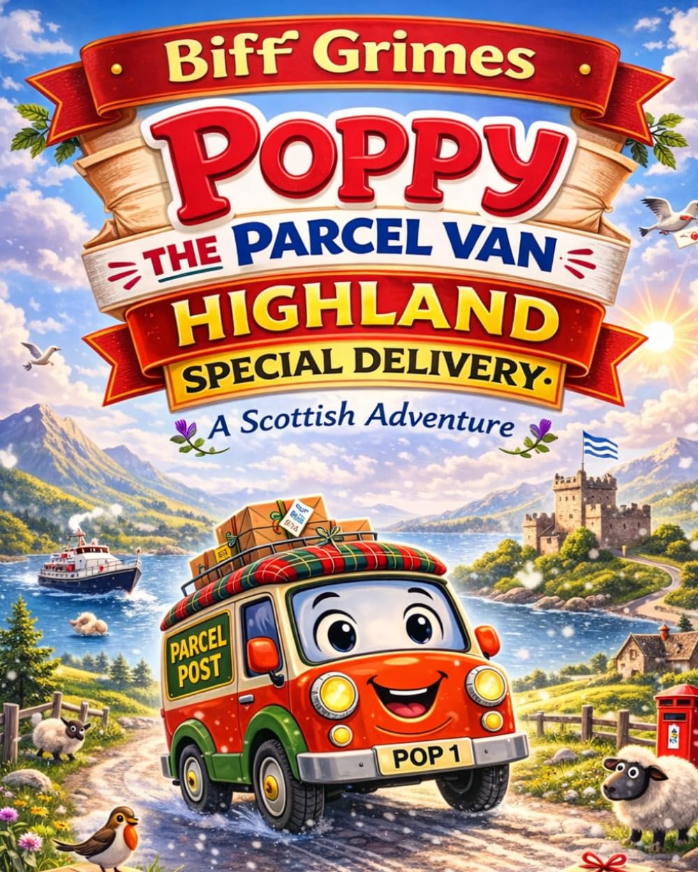Poppy the Highland Parcel Van: A Scottish Adventure About Friendship, Teamwork, and Helping Others (Poppy the Parcel Van and Friends)
