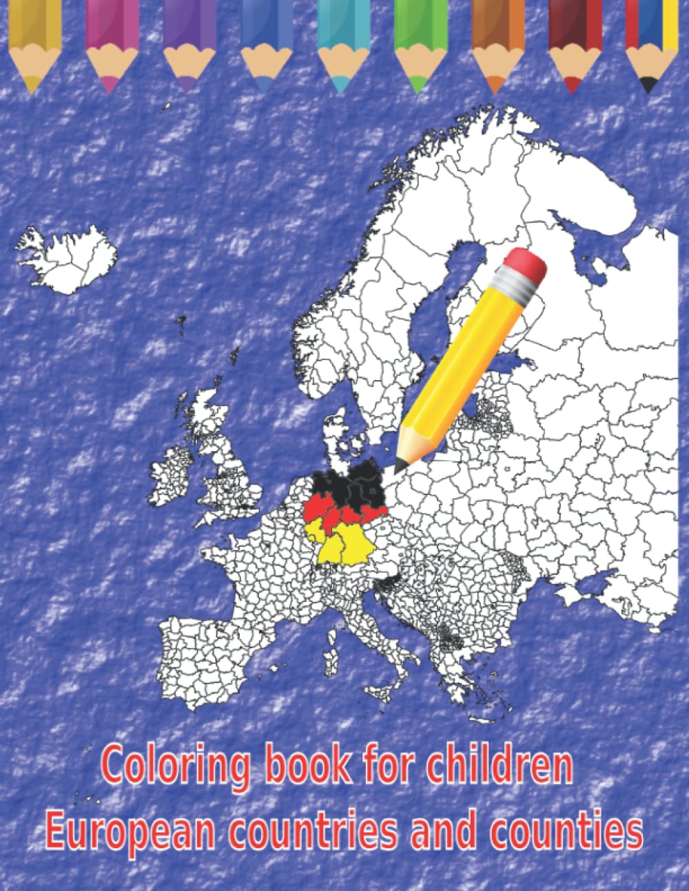 Coloring book for kids map European countries and counties Geography Coloring Book for kids: map coloring book for kids coloring geography geography ... states and capitals workbook world history