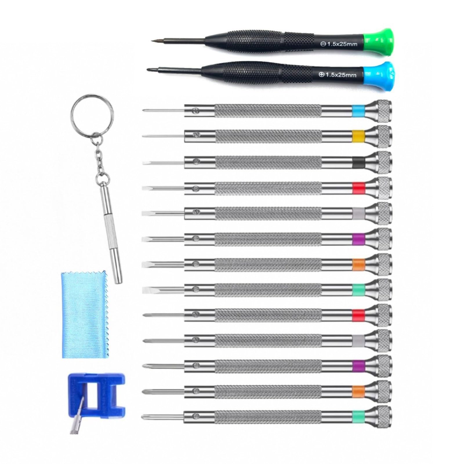 Precisions Screwdriver and Set for Watches Eyeglasses and Small Electronics Jewelry Repair Tools