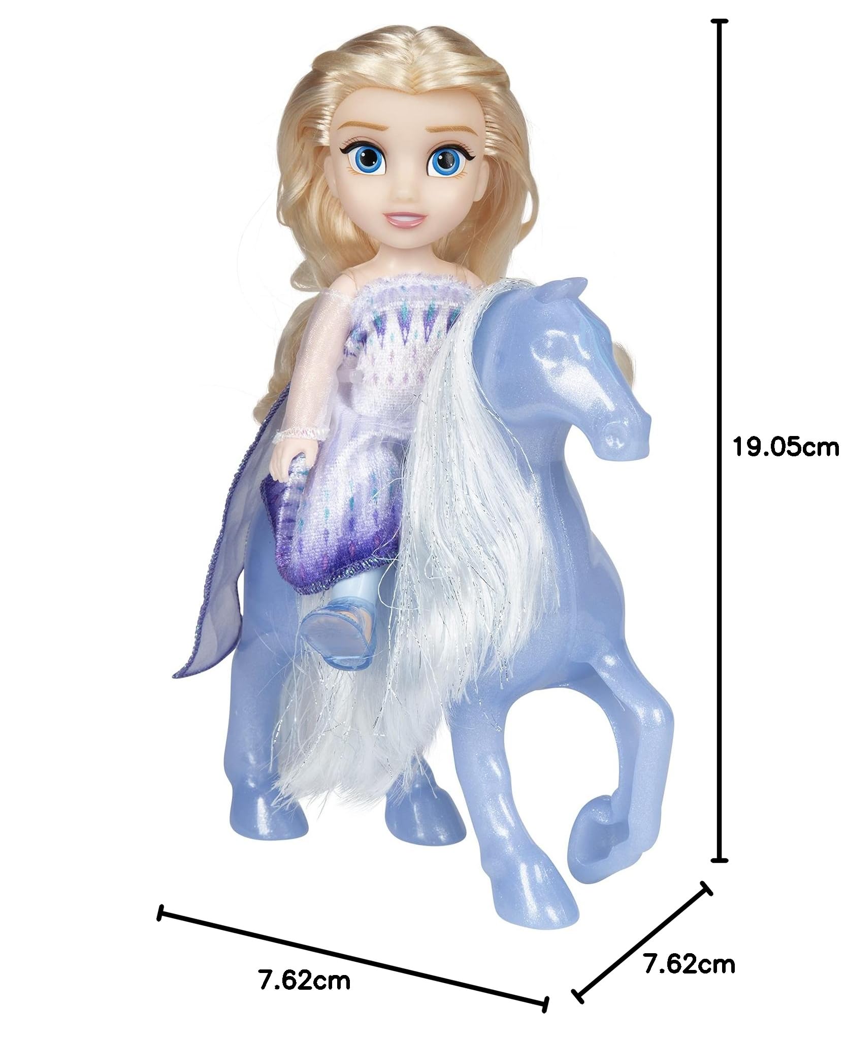 Frozen 2 Elsa & Water Nokk Adventure Playset, 15 cm