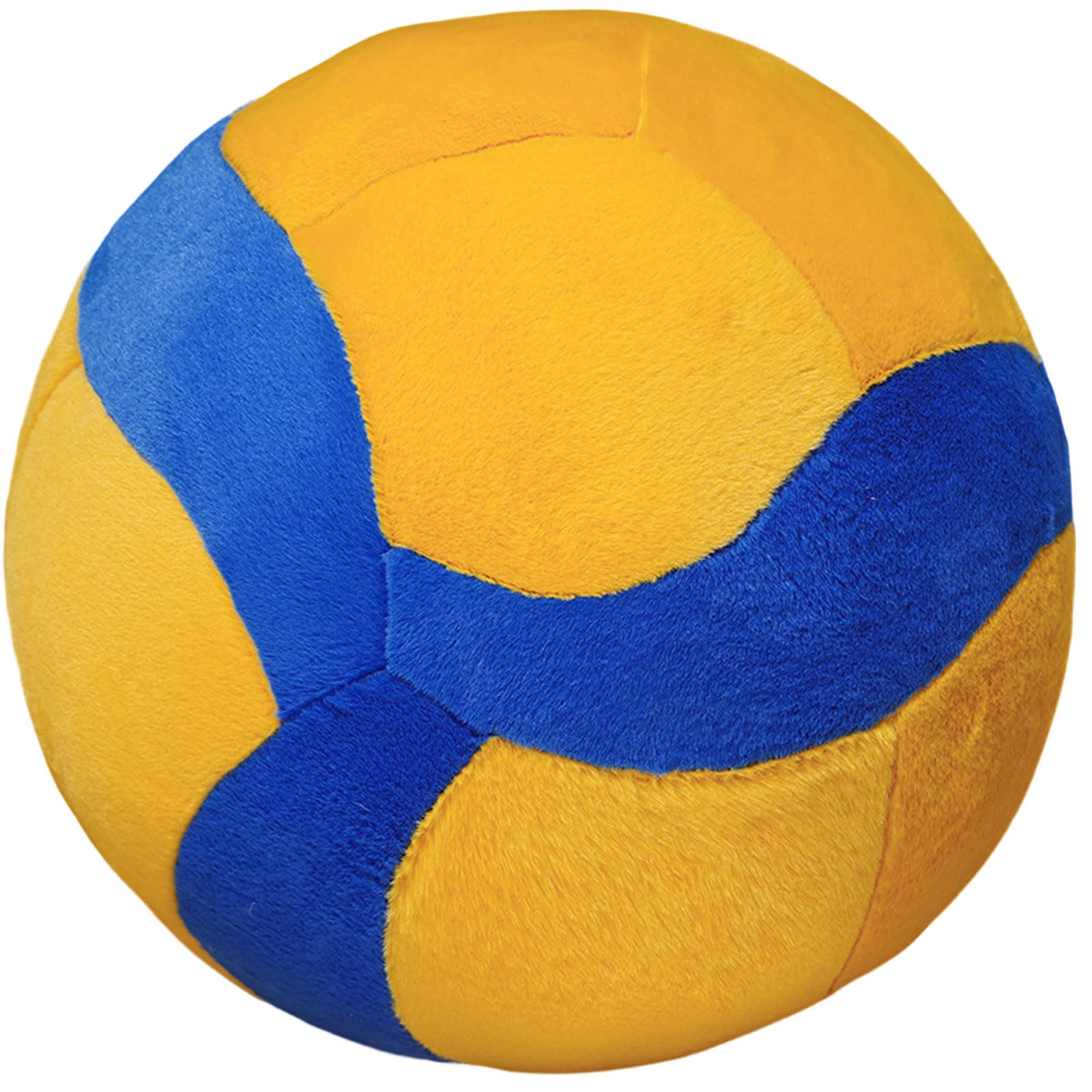 Kalttoy Simulation Volleyball Theme Throw Pillow with Soft Velvets Cover PP Cotton Stuffed Cushion for Sofa Couch and Bed Decors Simulation Volleyball Pillow