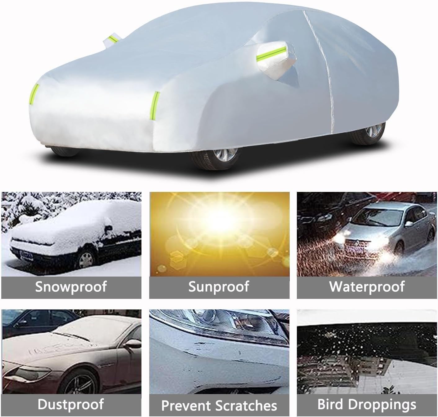 LVTFCO Telo Copriauto Per Pontiac G6, Telo Copriauto Da Esterno