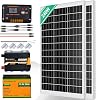 ECO-WORTHY 240 W Solar System Complete Set Island System Mains Independent Kit for Motorhome: 2 Pieces 120 W Solar Module  30 A Charge Controller  1 Piece 50 Ah Lithium Battery  600 W Sine Wave