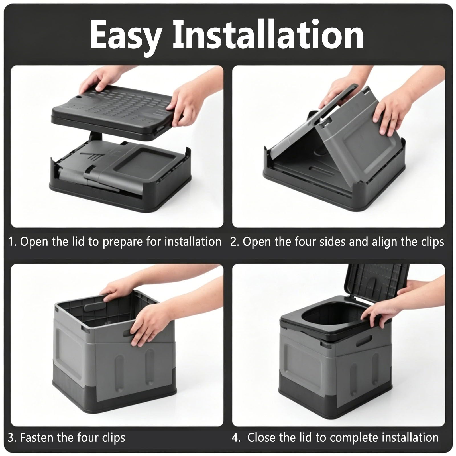 Inodoro portatil Inodoro Portátil Multifuncional para Viajes Todoterreno, Orinal De Viaje Ultraligero para Viajes por Carretera Y Acampada En Coche.