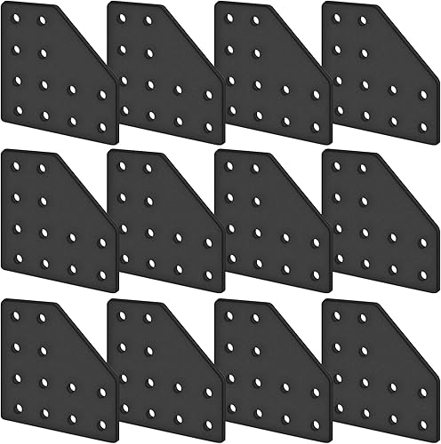 Miniatura 352 de 10 unids 2020 placa de extrusión de aluminio conector esquina L soporte 8020 V ranura hardware ranura T accesorios con tuercas en T y tornillos