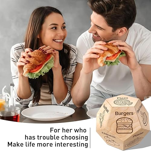 Vista 22 de Juego de 2 dados para parejas, ideas para citas, edición nocturna, portátil, regalo de aniversario y San Valentín para hombres y mujeres, múltiples