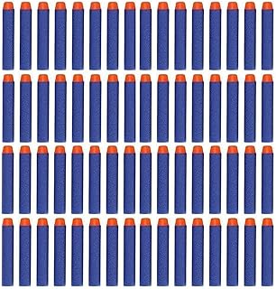 HMILYDYK Foam Darts 200pcs Refill Bullet Darts Pack 2.84in/7.2cm Soft Foam Universal Standard for Nerf N-Strike Elite Series Blasters Kid Toy Gun(Blue)