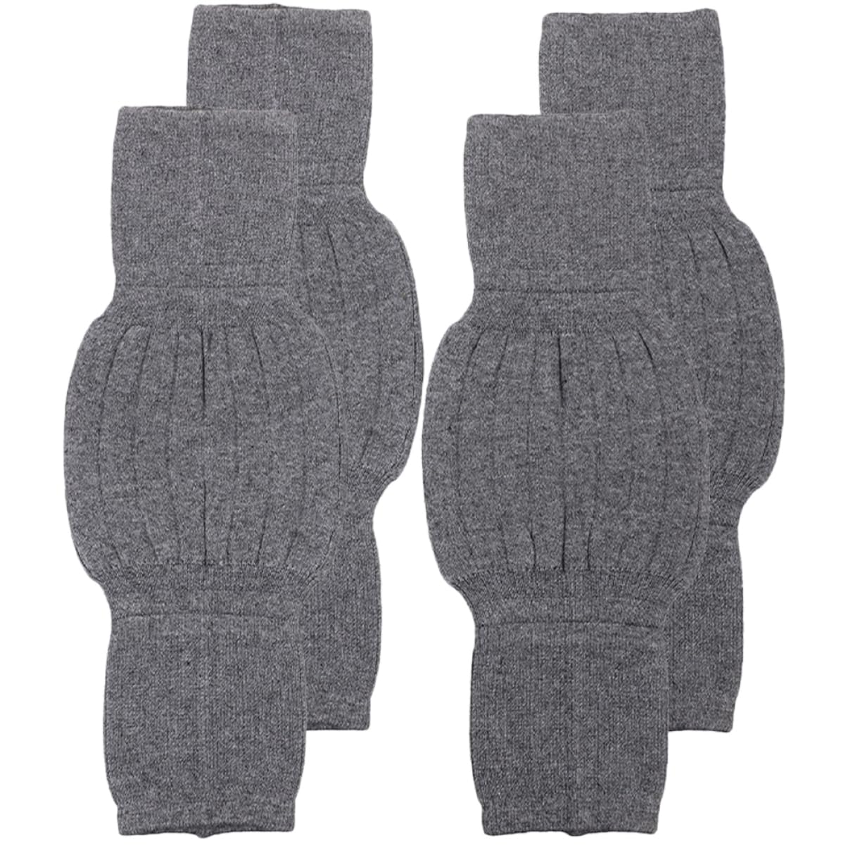 Beavorty 2 Pair Knee Braces Compression Sleeves Patella Stabilizer Warm Unisex Leg Pads for Walking Running Cycling