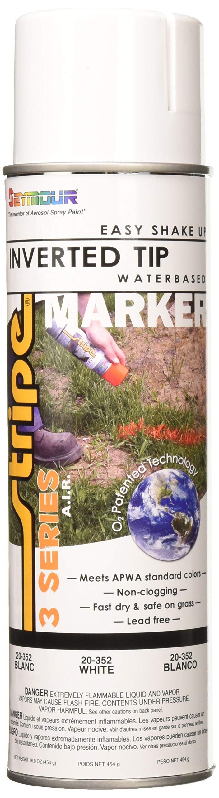 Seymour 219827 20-352 20 oz (16 oz Fill) White 3 House Paint