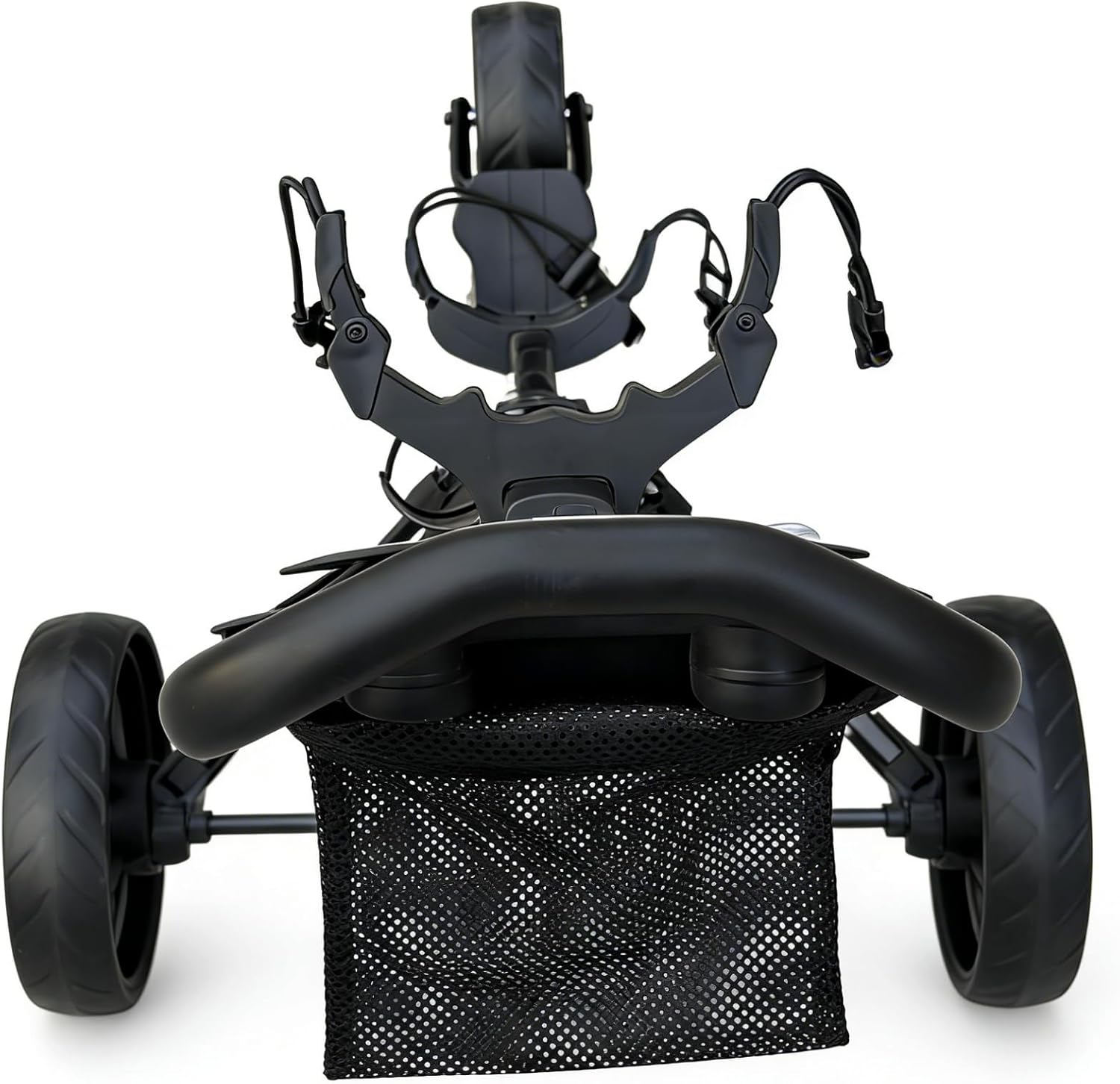 CaddyMax Golf Push 3 Wheel cart,can Folding and Small Size and Easy Storage.Black