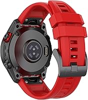 Vista 11 de REYDA Correa de silicona compatible con Garmin Fenix 7S/7S Pro/6S/6S Pro/5S/5S Plus, 0.787 pulgadas, ajuste rápido, suave, flexible, pulsera