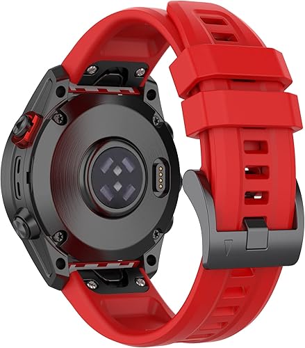 Miniatura 19 de Compatible con Garmin Fenix 7s/Fenix 6S/Fenix 5S, correas de repuesto de silicona de liberación rápida para Garmin Instinct 2S/7S Sapphire Solar Gris