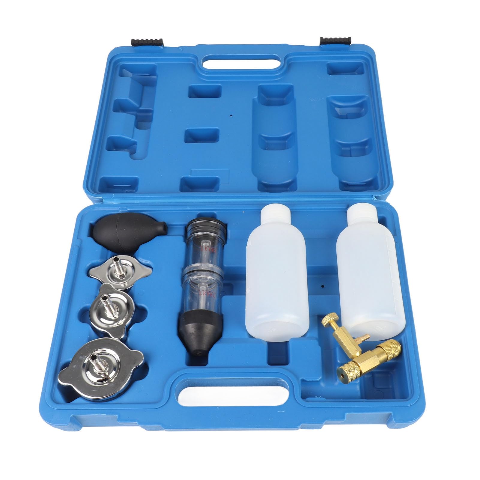 Kit de Probador de Combustión, Detector de CO2 para Motores Automotrices con Líquido de Prueba Reutilizable, Adecuado para Automóviles, Camiones, Tractores, Excavadoras