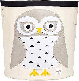 3 Sprouts Panier de rangement en toile – Panier à linge et jouets pour bébé et enfant