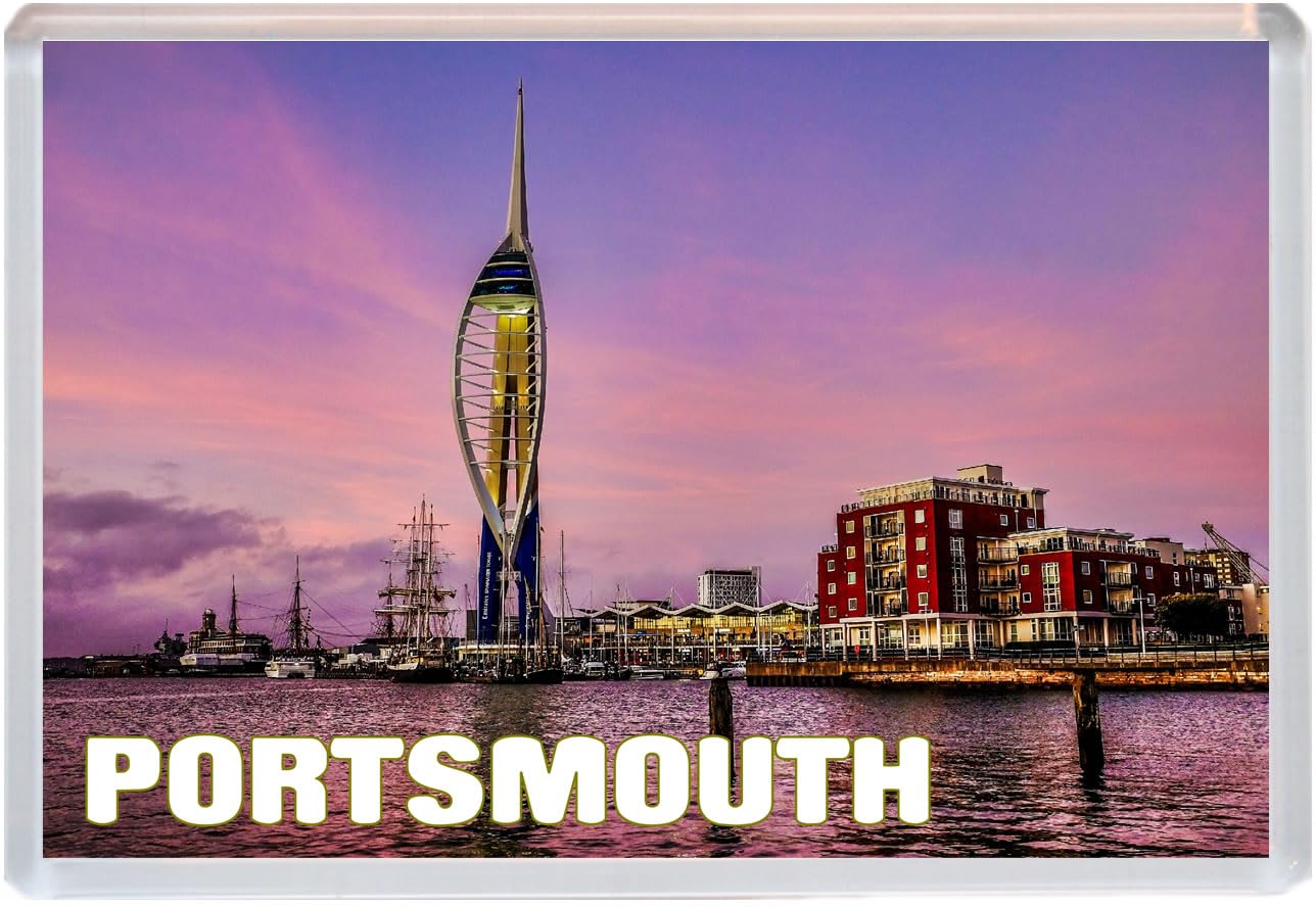Baked Bean Store Multicolor Portsmouth - Hampshire - Jumbo Fridge Magnet 96 X 67Mm Bbsfhm1589