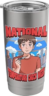 National Temperature October Check Information Week Stainless Steel Insulated Tumbler