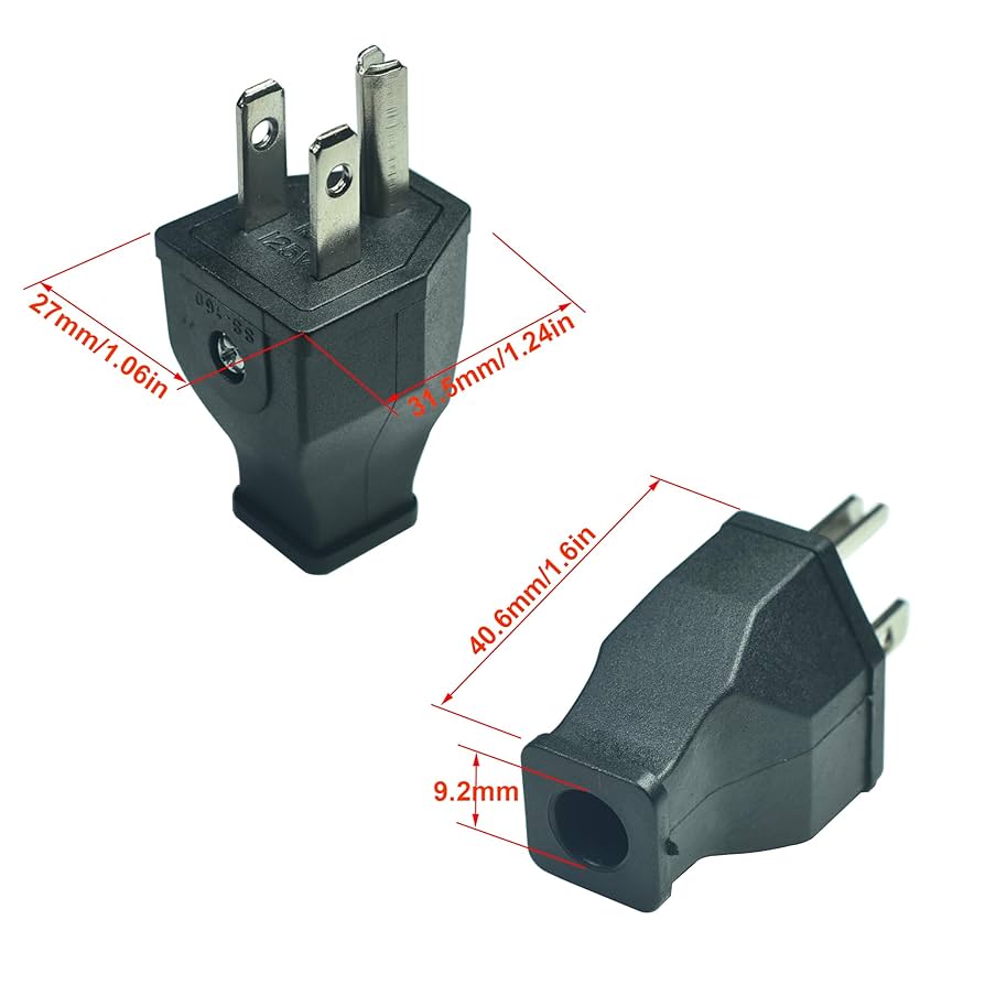 ぴー　ManiaS1 Attachment Plug for Eastman Cutting Machines, 15A, 120V