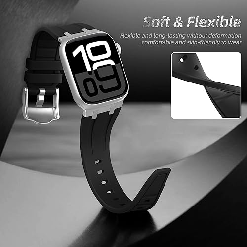 Miniatura 3 de Raycarrey AP - Correas deportivas de lujo para Apple Watch Band Ultra 321 de 1.929 in 1.811 in 1.772 in 1.732 in 1.654 in 1.614 in 1.575 in 1.496 in