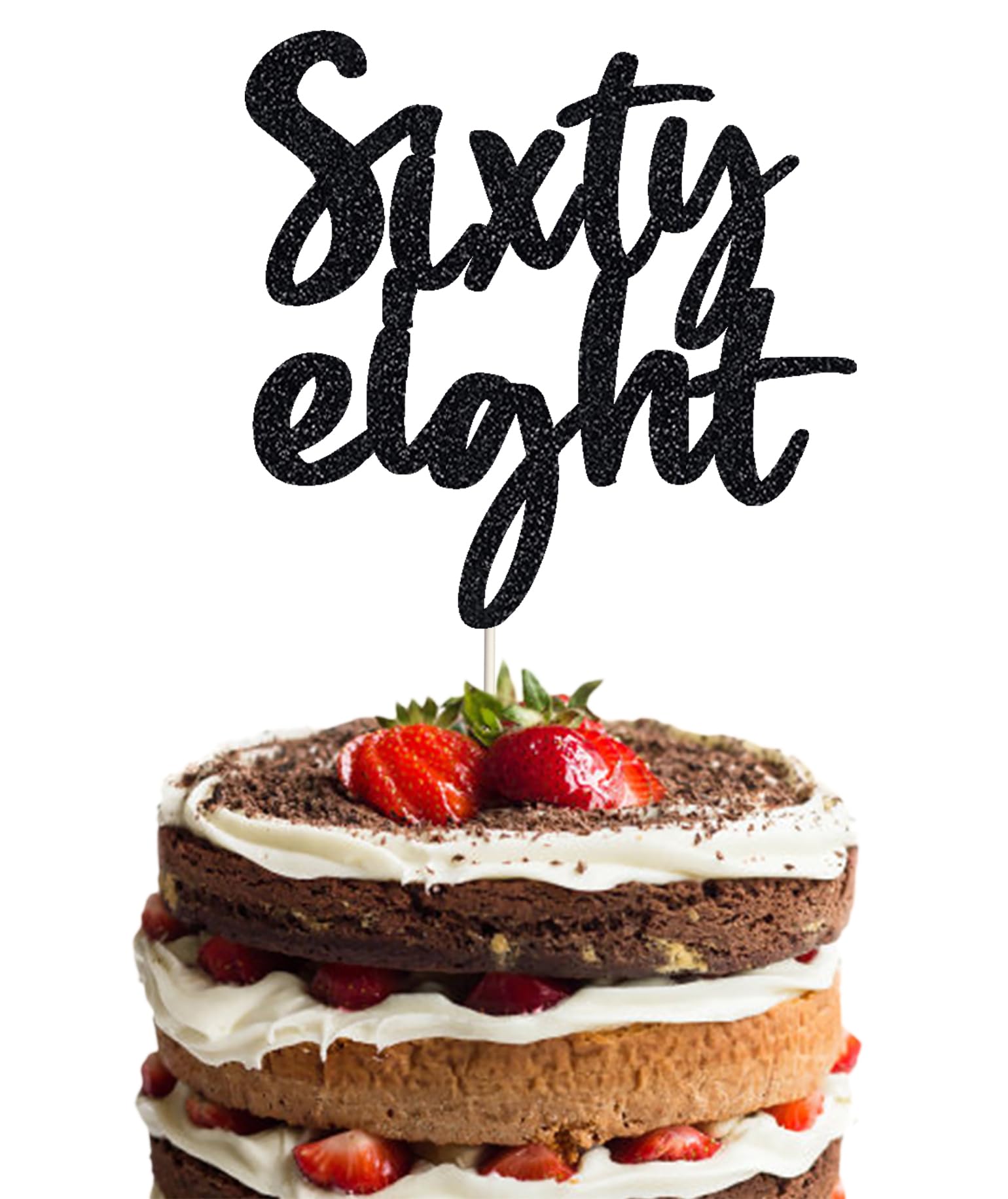 Happy 68th Birthday Cake Topper Sixty eight Birthday Cake Toppers, 68th Cake Topper for Men,68 Cake Topper For Women, 68th birthday decorations,68th Birthday Cake Topper