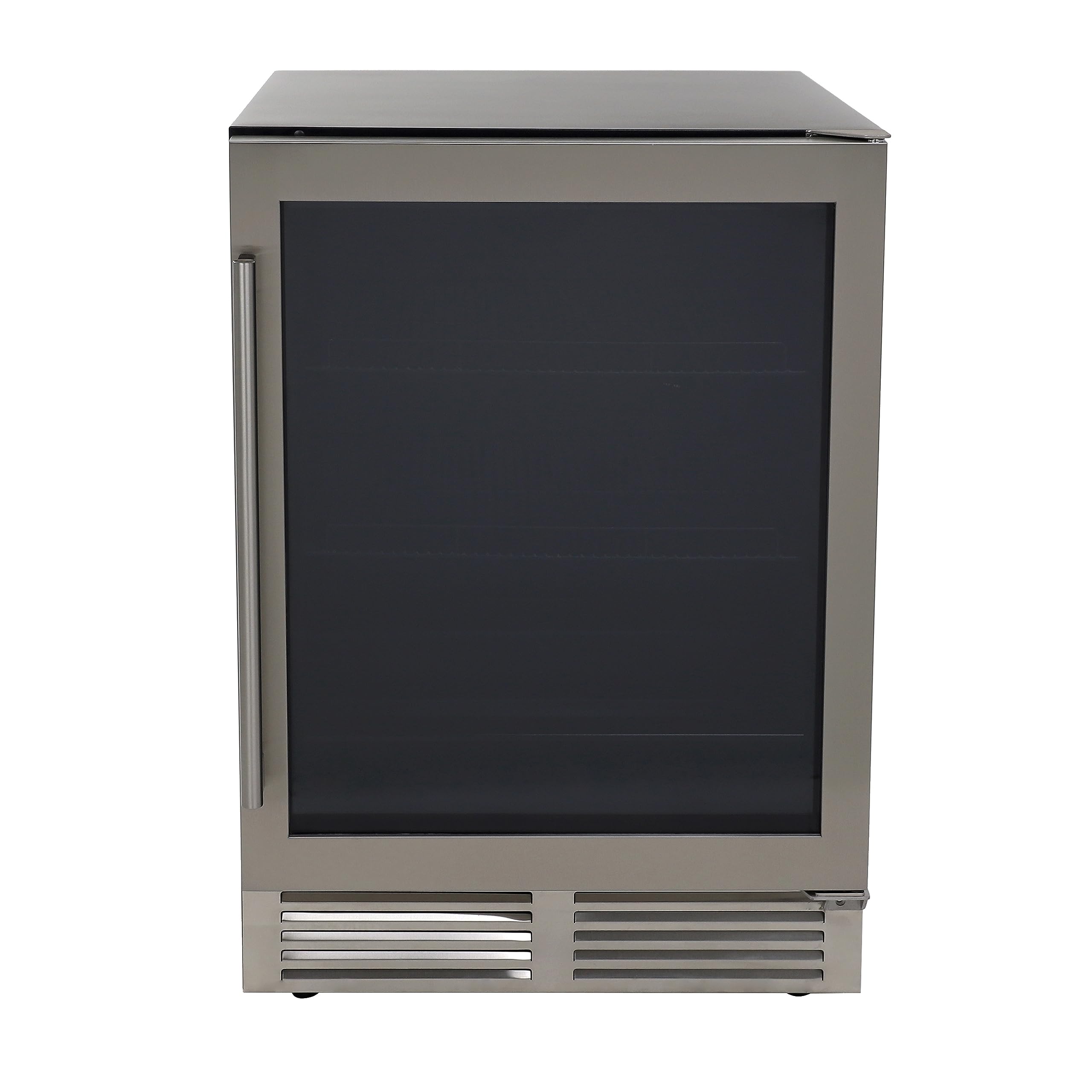 DUURA Elite Beverage Cooler Refrigerator Designer Series 126 Can Capacity with Glass Door, 22.75-Inch Wide Freestanding Installation, Adjustable Thermostat Control, 5.1-Cu.Ft., Black | Fridge.com
