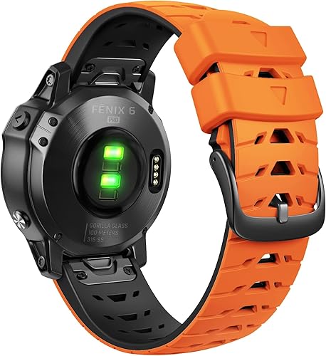 Para Garmin Fenix 55 Plus, Fenix 66 Pro, Fenix 7, Forerunner 935945, InstinctApproach S62, repuesto de correa de reloj de silicona suave de 0.866