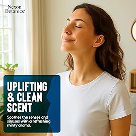 Organic Peppermint Essential Oil 30 ml - Pure, Natural Oils for Aromatherapy, Diffusers, DIY, Candle and Soap Making Scent - Nexon Botanics