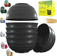 Vista 9 de Juego de cuencos grandes de 60 onzas, cuencos irrompibles aptos para microondas con 6 cuencos grandes para ensalada, servir y cereales