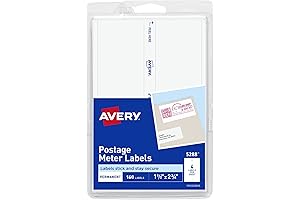 Avery Postage Meter Labels: Essential for Effortless Mailing