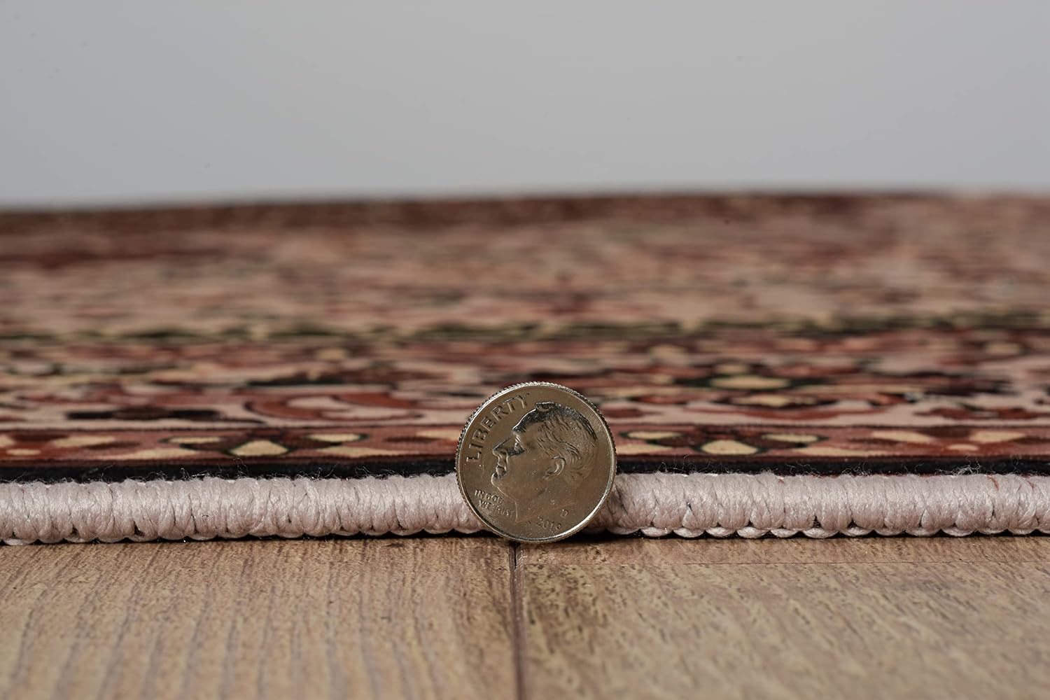 Linon Home Décor Rug, Coral