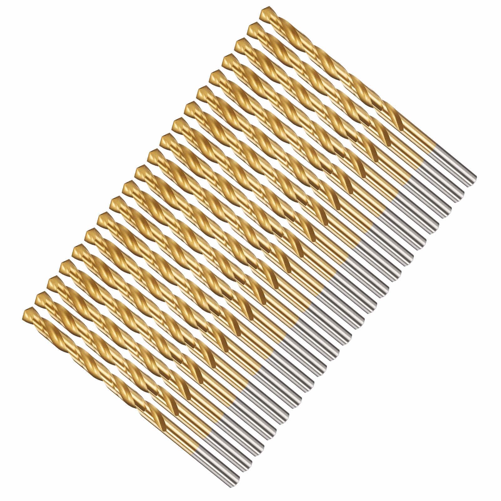 CoCud 7.1mm Drill Bit, 9/32" Cutting Diameter, 4341 HSS Jobber Bits TiN Coated 135° Cutting Angle