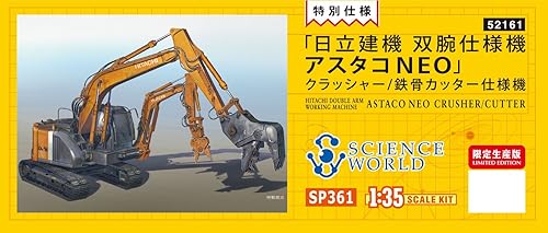 Miniatura 7 de Hasegawa HSP361 Hitachi 1:35 Doble brazo Astaco Neo Trituradora/cortador Modelo