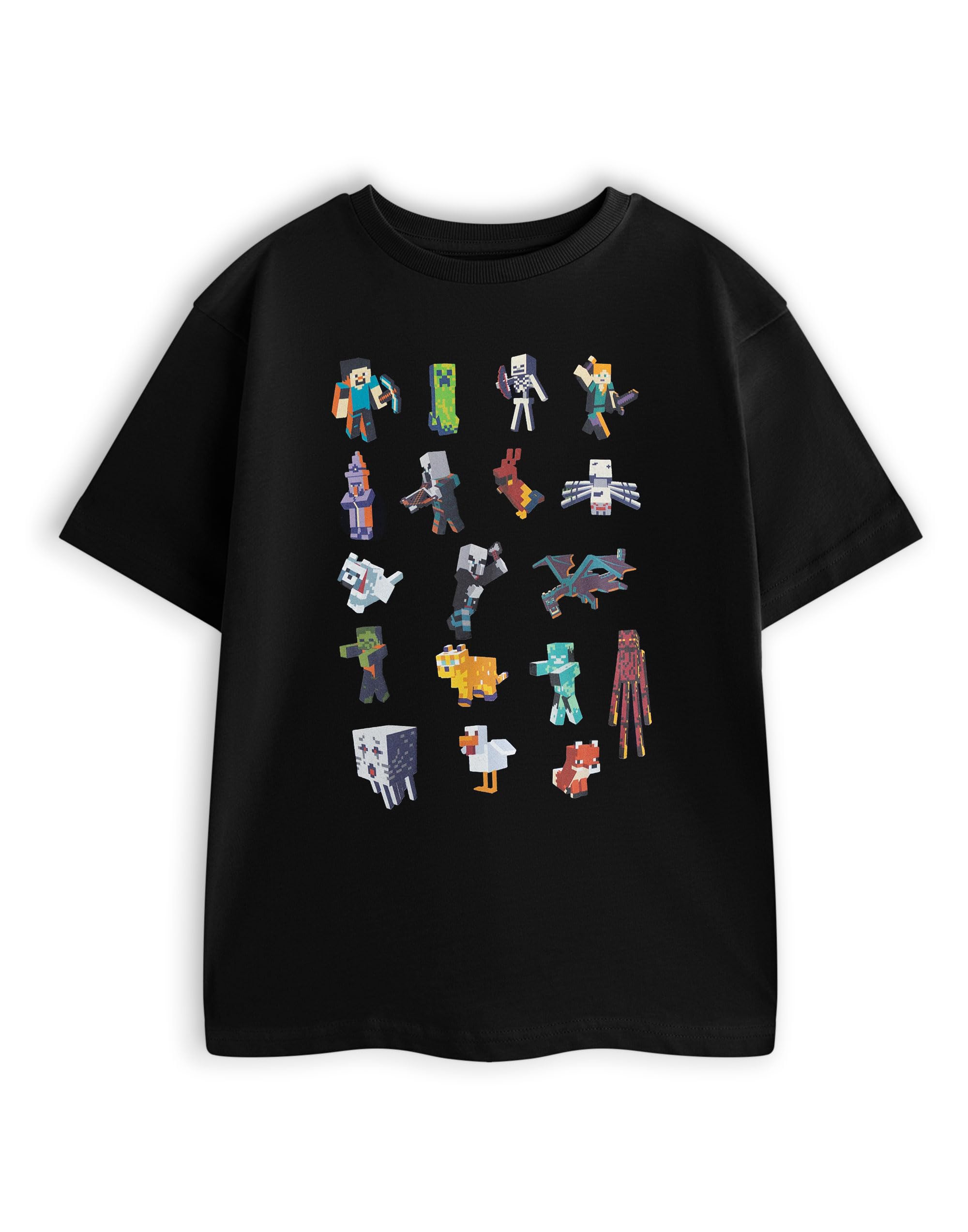 Minecraft - T-Shirt - Size 5-6 Years - Black