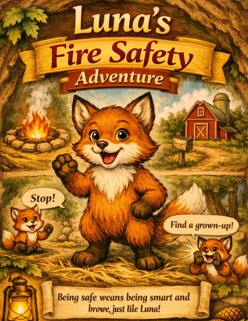 Luna Learns Fire Safety (Luna learns about safety)