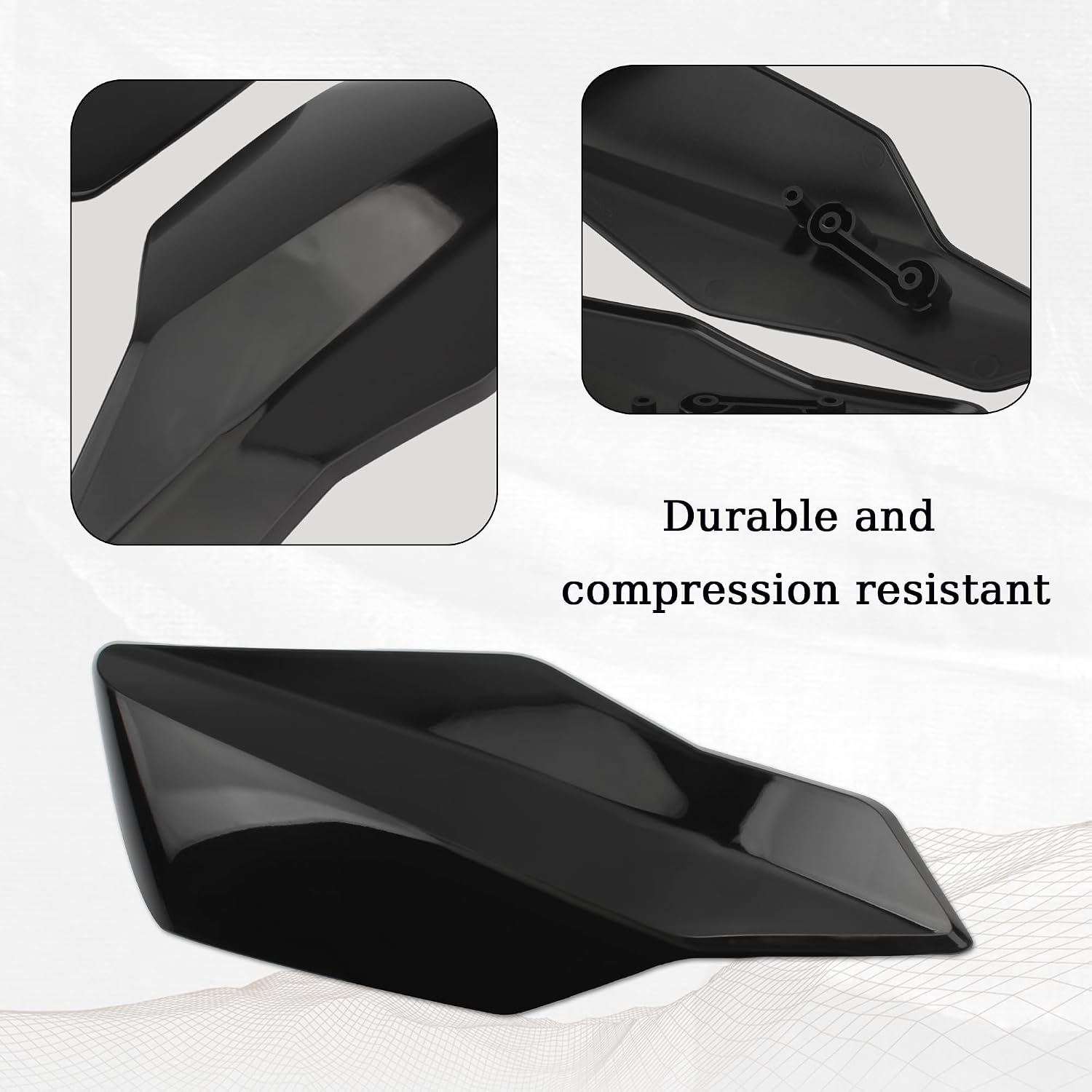 Dirt Bike Handguards,Motorcycle 2024 Handguard Universal ATV Pit Bikes ATV Motocross Enduro Supermoto Handle Protector Cross EXC XC SX SXF XCF XC-W TPI125-500（Black）