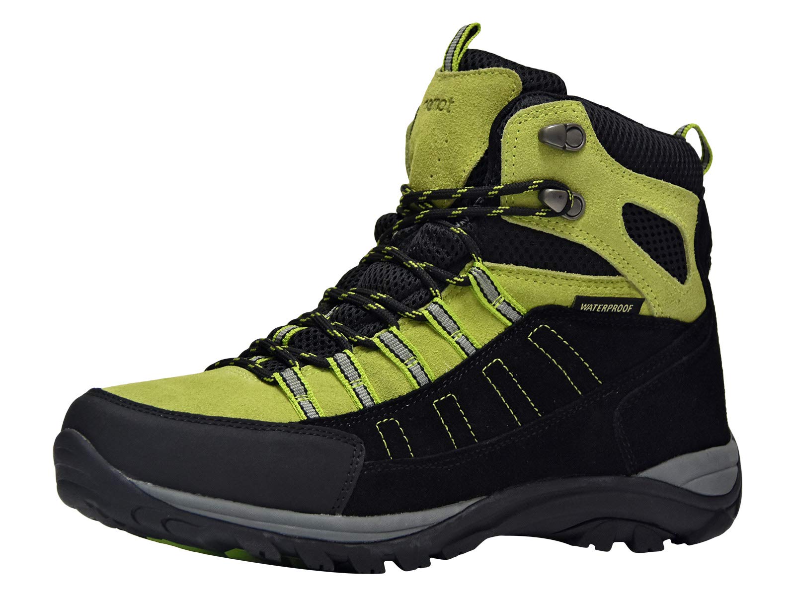 riemot Botas de Senderismo y Campo para Mujer Hombre, Zapatillas Altas de Trekking Zapatos de Montaña Escalada Aire Libre Calzado Impermeable Ligero Antideslizantes Sneakers