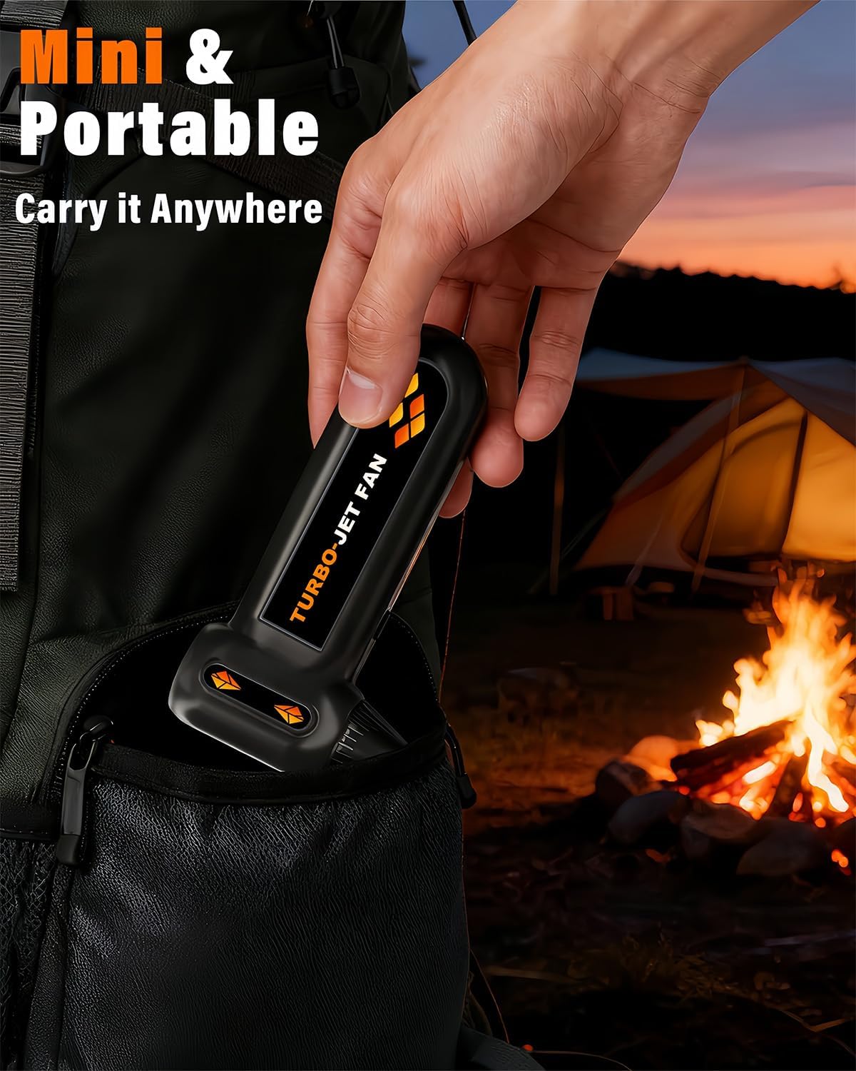 Super Powerful Compressed Air Duster, Rechargeable Duster Blower with LED Light, 4-Gear Adjustable 150000RPM Brushless Motor, Mini Blower for Computer, Keyboard, Outdoor, House and Car (Black)