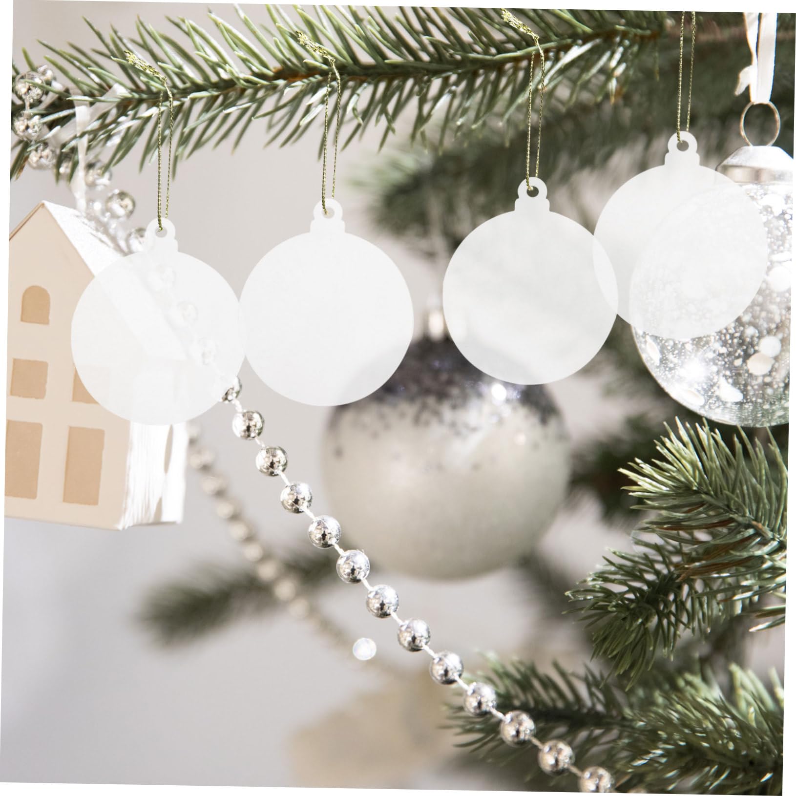 Cabilock 5 Juegos Manualidades Navideñas Christmas Tree Árbol De Navidad Decoración De Otoño Decoración Colgante De Navidad Adornos para Colgar En La Repisa De La Chimenea 20 Piezas * 5