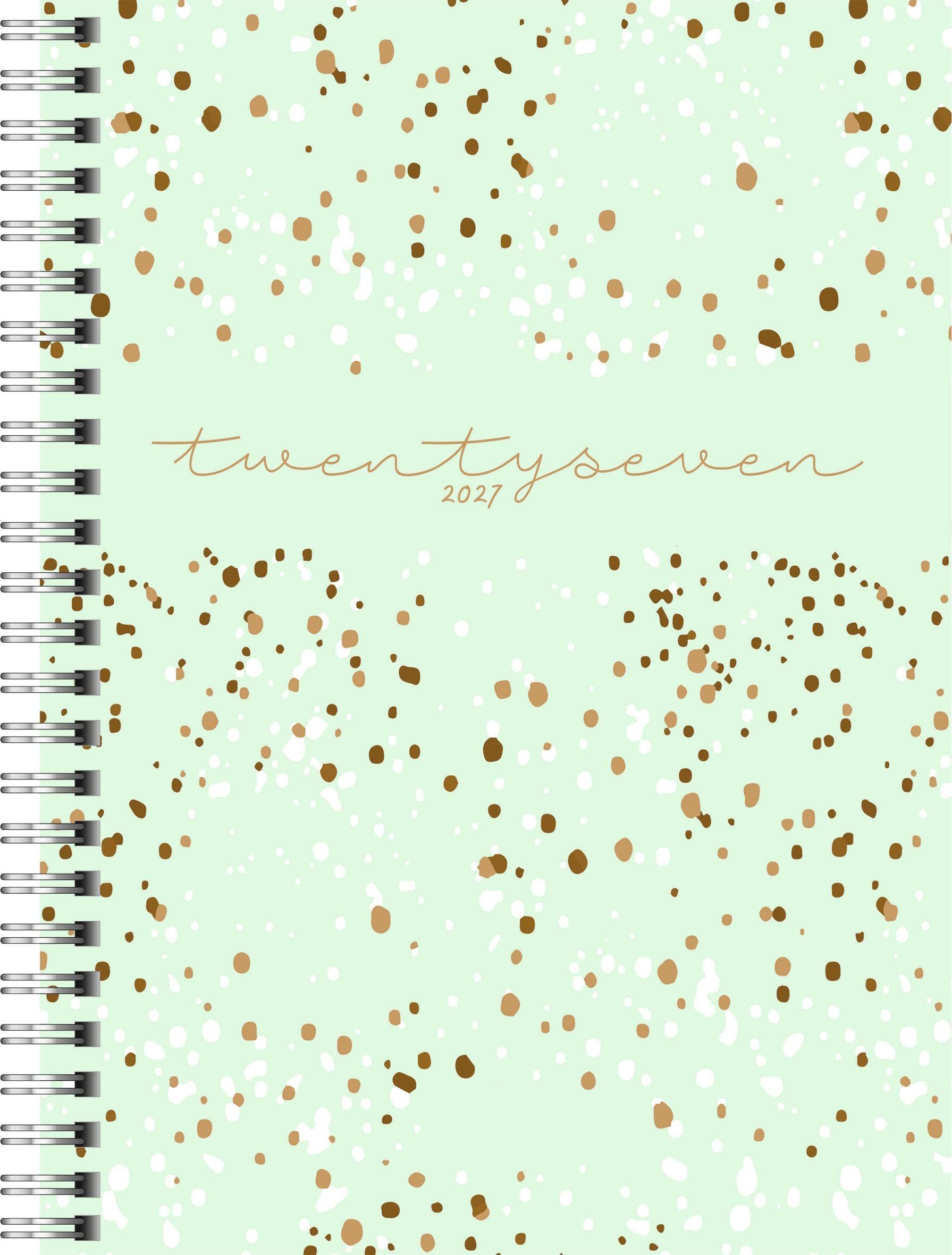 rido/idé 7021804017 Buchkalender Mod. Timing 1 2027 "Confetti" A5, Kunststoff