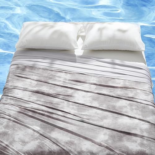 Vista 13 de Manta refrescante EMME tamaño Queen (90"x90"), mantas Q-Max 0.5 para personas que duermen con calor, manta de verano para noches de sudor, sábana